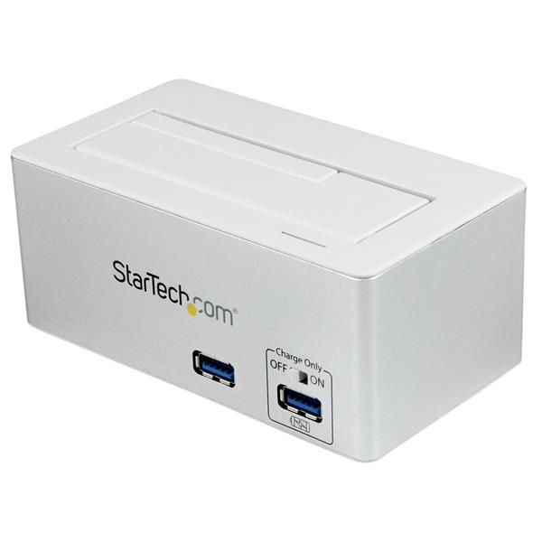 StarTech.com Docking station per dischi rigidi SATA USB 3.0 SSD/HDD con hub USB…