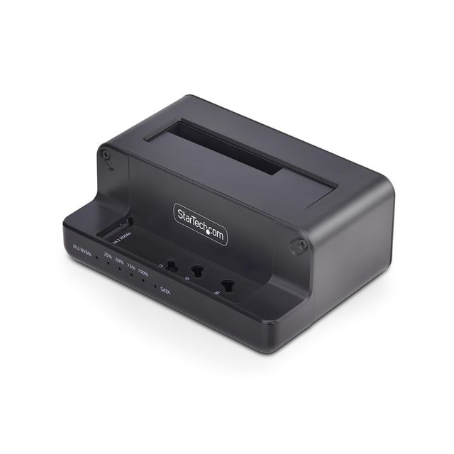 StarTech.com Duplicatore di Unità da M.2 NVMe a 2.5/3.5 SATA, Clonatore Autonom…