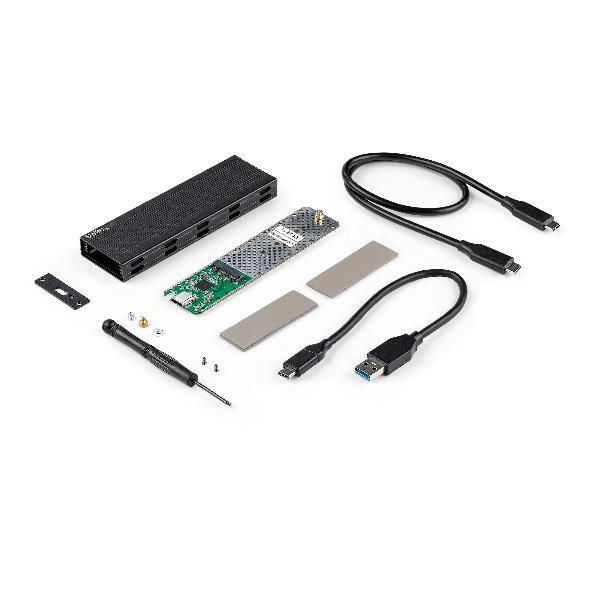 StarTech.com Enclosure USB-C a M.2 NVMe o M.2 SATA SSD 10Gbps - Case esterno po…