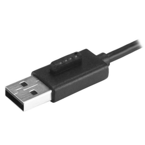 StarTech.com Hub USB 2.0 portatile a 4 porte con cavo integrato - Perno e Conce…
