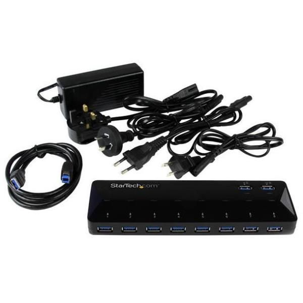 StarTech.com Hub USB 3.0 a 10 Porte di Ricarica e Sincronizzazione - 2 Porte x …