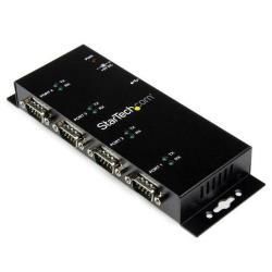 StarTech.com Hub adattatore seriale USB a DB9 RS232 4 porte - Guide DIN industr…