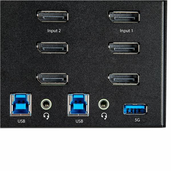 StarTech.com KVM Switch DisplayPort a due porte e triplo monitor DP 4K 60Hz UHD…