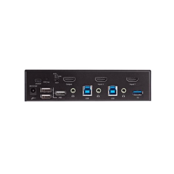 StarTech.com KVM Switch HDMI a 2 porte - Monitor singolo 4K 60Hz Ultra HD HDR -…