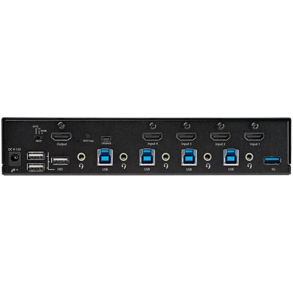 StarTech.com KVM Switch HDMI a 4 porte - Monitor singolo 4K 60Hz Ultra HD HDR -…