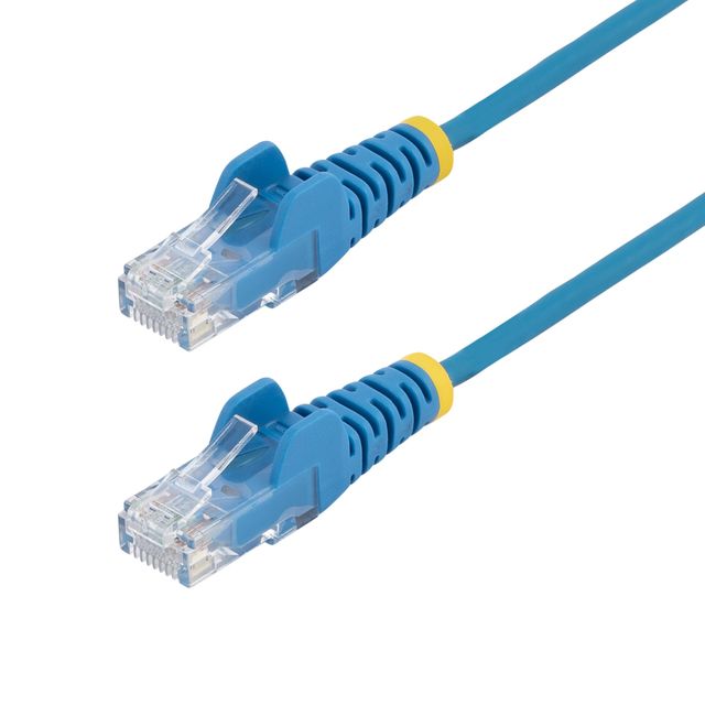 StarTech.com N6PAT25CMBLS, 0,25 m, Cat6, U/UTP (UTP), RJ-45, RJ-45, Blu