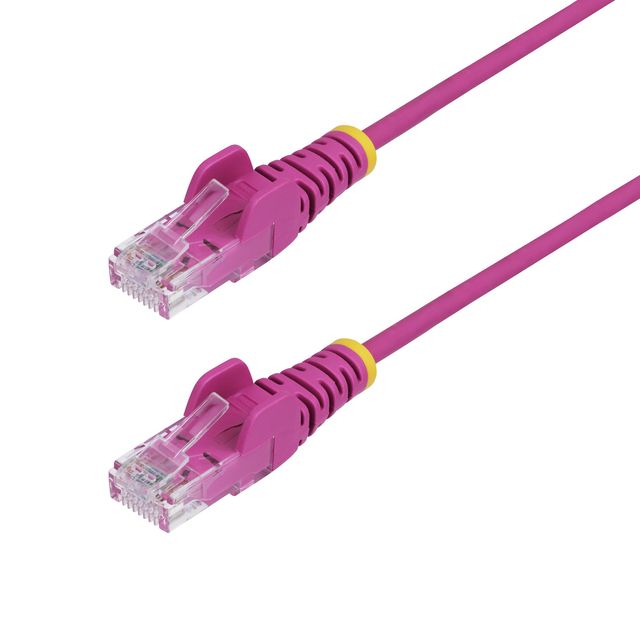 StarTech.com N6PAT25CMPKS, 0,25 m, Cat6, U/UTP (UTP), RJ-45, RJ-45, Rosa