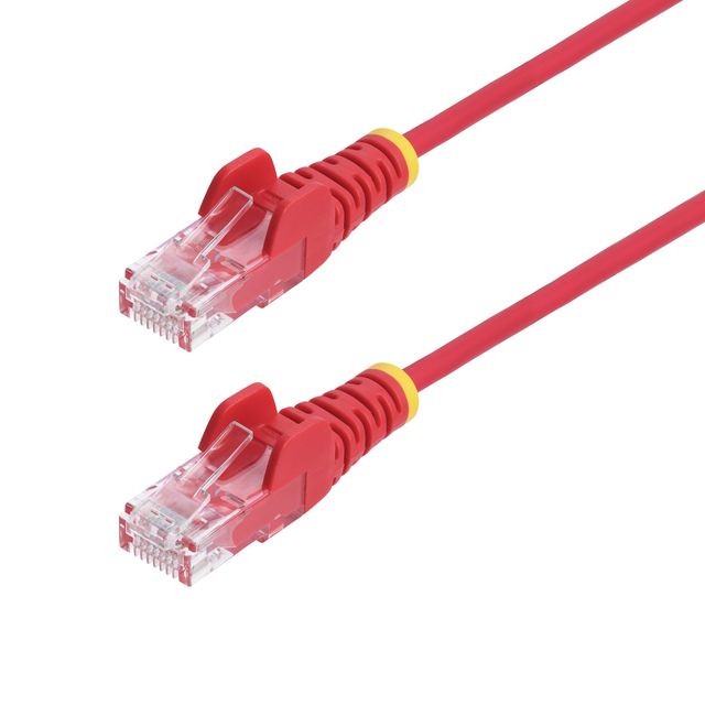 StarTech.com N6PAT25CMRDS, 0,25 m, Cat6, U/UTP (UTP), RJ-45, RJ-45, Rosso