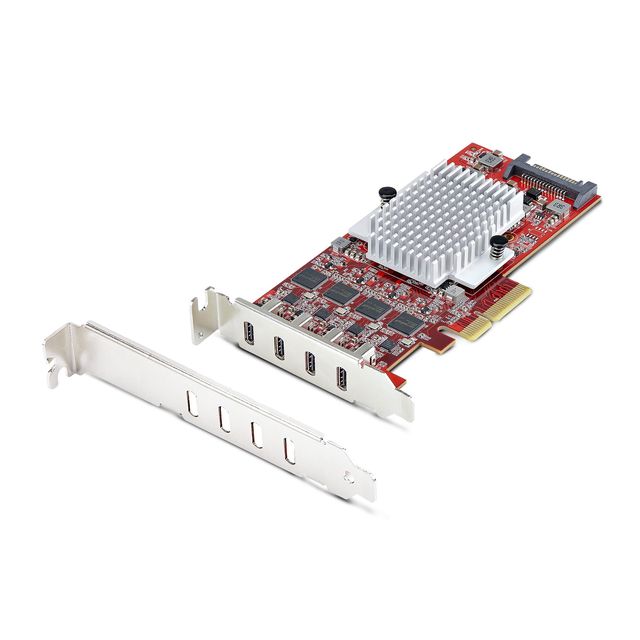 StarTech.com Scheda PCIe USB-C a 4 Porte, USB 3.2 10Gbps, Scheda di Espansione …