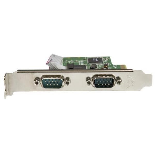 StarTech.com Scheda Seriale PCI Express da 2 porte DB9 con UART 16C1050 - RS232…