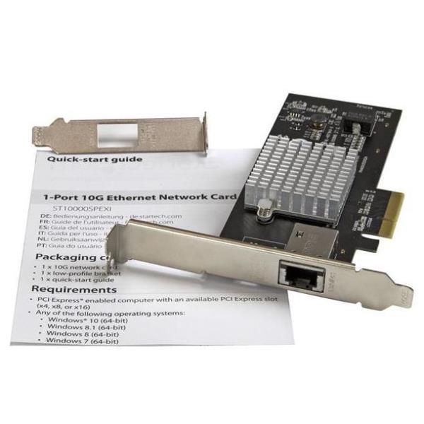 StarTech.com Scheda di Rete RJ 45 Ethernet PCI express ad 1 porta da 10GBase - …