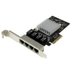 StarTech.com Scheda di rete PCIe Gigabit Power over Ethernet a 4 porte - Adatta…