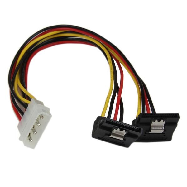 StarTech.com Splitter cavo di alimentazione Y LP4 a 2 SATA Latching ad angolare…