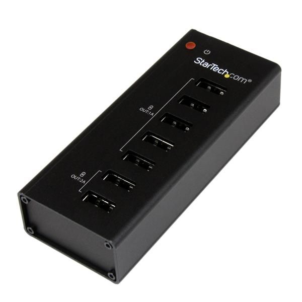 StarTech.com Stazione di caricamento USB dedicata con 7 porte (5 x 1 A, 2 x 2 A…