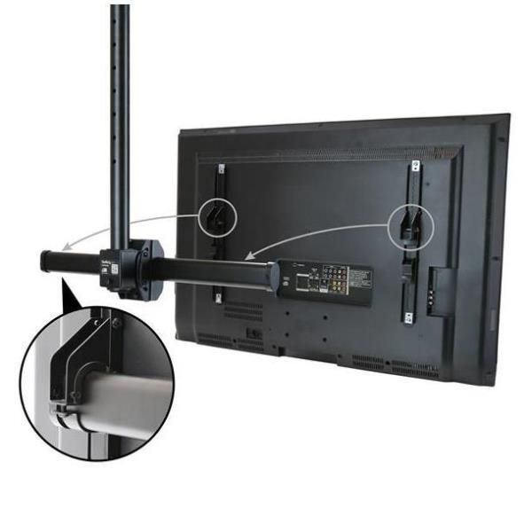 StarTech.com Supporto da Soffitto per TV a schermo piatto VESA da 37" a 70" - A…