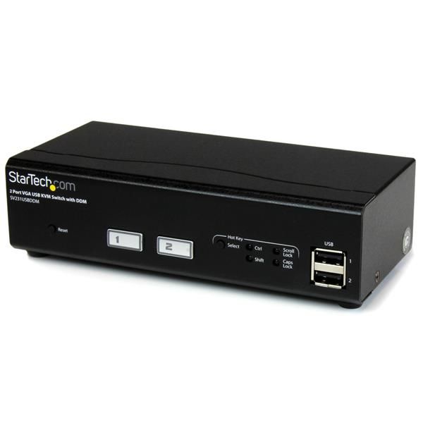 StarTech.com Switch Commutatore KVM USB VGA a 2 porte con tecnologia di commuta…