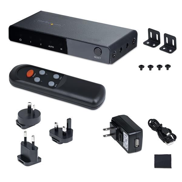 StarTech.com Switch HDMI 8K a 2 porte - Switcher HDMI 2.1 4K 120Hz HDR10+, 8K 6…