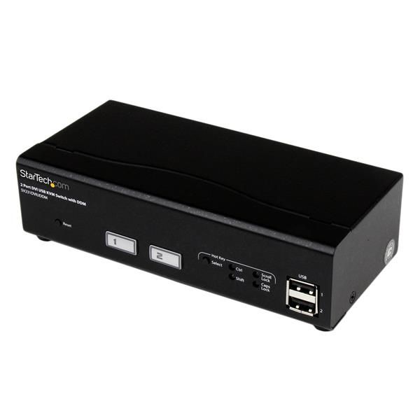 StarTech.com Switch KVM DVI USB a 2 porte con tecnologia di commutazione rapida…