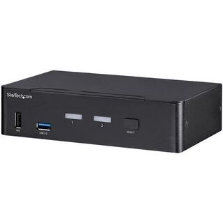 StarTech.com Switch KVM DisplayPort 2 porte - 4K 60Hz - Singolo schermo - Switc…