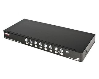 StarTech.com Switch KVM USB PS/2 a 16 porte montabile a rack 1U, con OSD - Swit…
