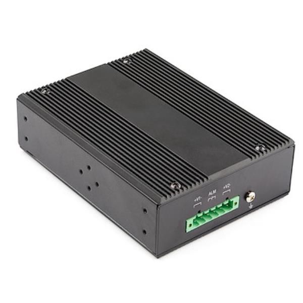 StarTech.com Switch di rete LAN a 6 porte - 4 porte PoE RJ45 + 2 slot SFP - PoE…