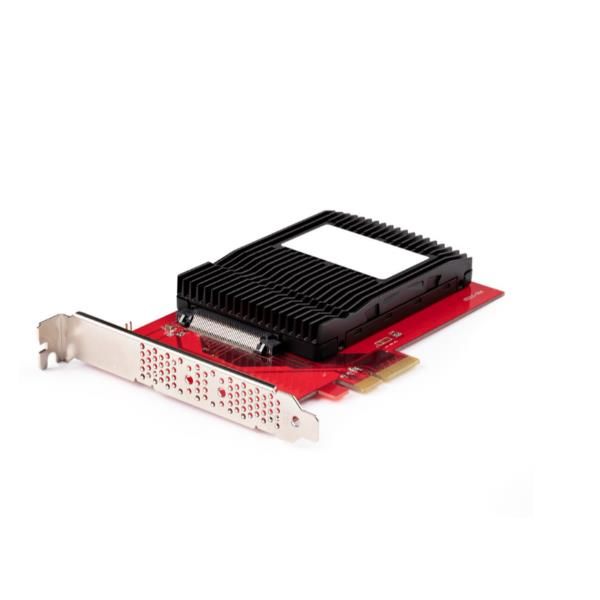 StarTech.com U.3 to PCIe Adapter Card, PCIe 4.0 x4 Adapter For 2.5" U.3 NVMe SS…