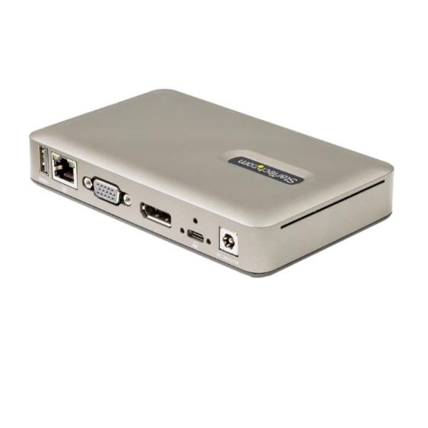 StarTech.com USB C Dock, USB-C to DisplayPort 4K 30Hz or VGA, Mini USB-C Laptop…