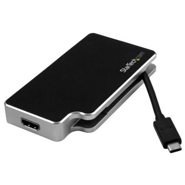 StarTech.com USB C Multiport Adapter - UHD 4K - USB C to VGA / DVI / HDMI - USB…