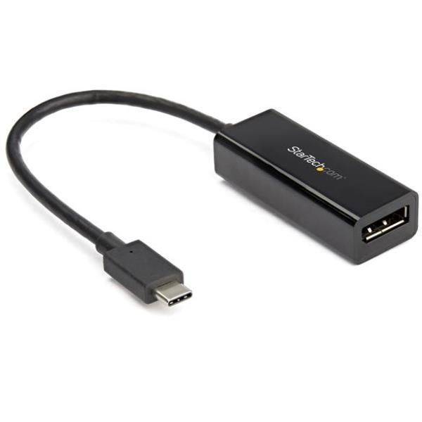 StarTech.com USB C to DisplayPort Adapter, 8K/5K/4K USB Type C to DP 1.4 Alt Mo…