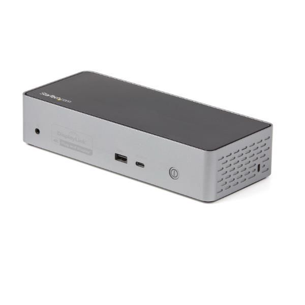StarTech.com USB-C Dock, 4K 60Hz Quad Monitor DisplayPort & HDMI, Universal USB…