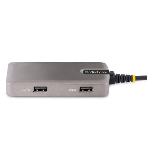 StarTech.com USB-C Multiport Adapter, 4K 60Hz HDMI, HDR, 3-Port USB Hub, 100W P…