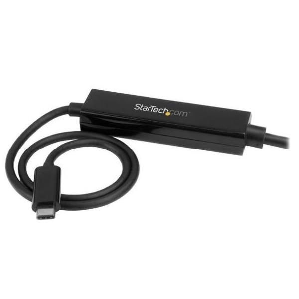 StarTech.com USB-C to DVI Cable - 6 ft / 2m - 1080p - 1920x1200 - USB-C DVI Mon…