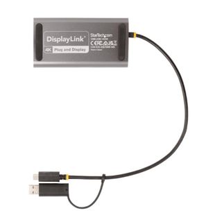 StarTech.com USB-C to Dual-HDMI Adapter, USB-C or A to 2x HDMI, 4K 60Hz, 100W P…