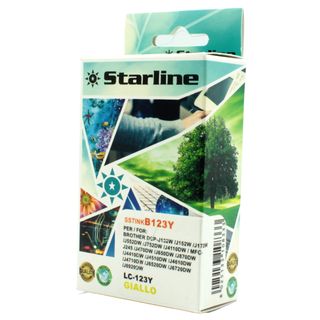 Starline - Cartuccia ink - per Brother - Giallo - LC123Y - 10ml