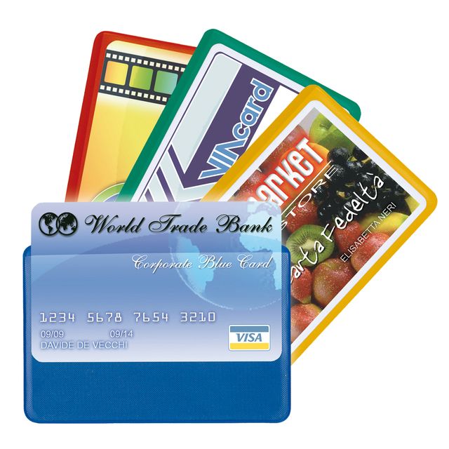 Busta porta card - 5,8 x 8,7 cm - 1 tasca - colori assortiti - Sei Rota