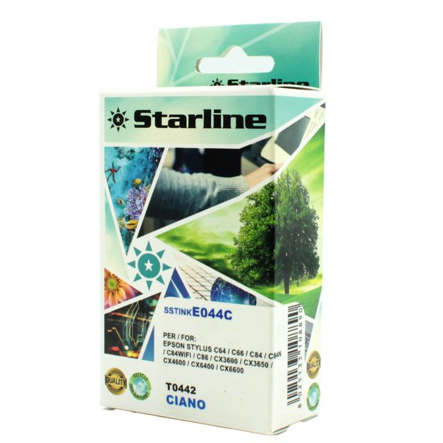 Starline - Cartuccia ink - per Epson - Ciano - C13T044220 - 14ml