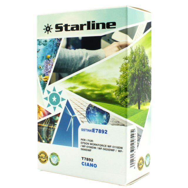 Starline - Cartuccia ink - per Epson - Ciano - T7892 - C13T789240 - 55ml