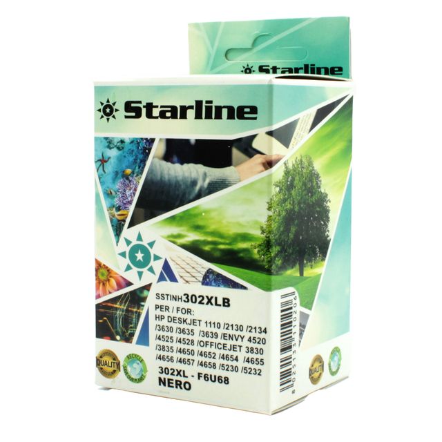 Starline - Cartuccia ink Compatibile - per HP 302XL - F6U68AE