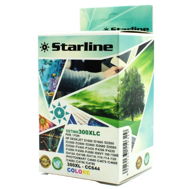 Starline - Cartuccia ink Compatibile - per HP 300XL - Colore