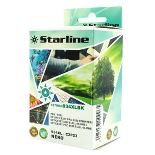Starline - Cartuccia ink Compatibile - per HP 934XL - Nero - C2P23AE - 934XL 80…