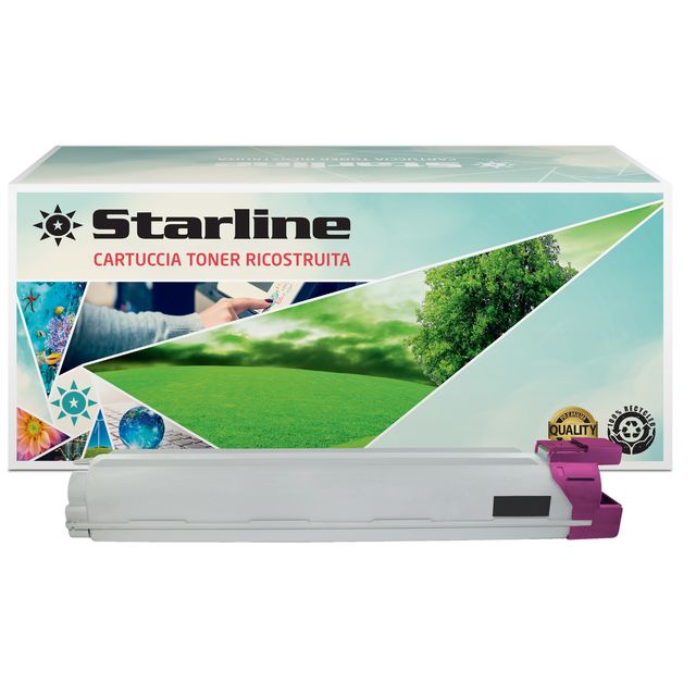 Starline - Toner Ricostruito - per Samsung CLX-9201 Series - Magenta - CLT-M809…