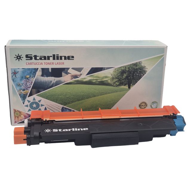 Starline - Toner ricostruito per Brother - Ciano - TN247C - 2.300 pag