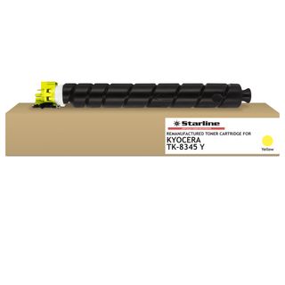 Starline - Toner ricostruito per Kyocera Taskalfa 2552/2553 Series - Giallo - T…