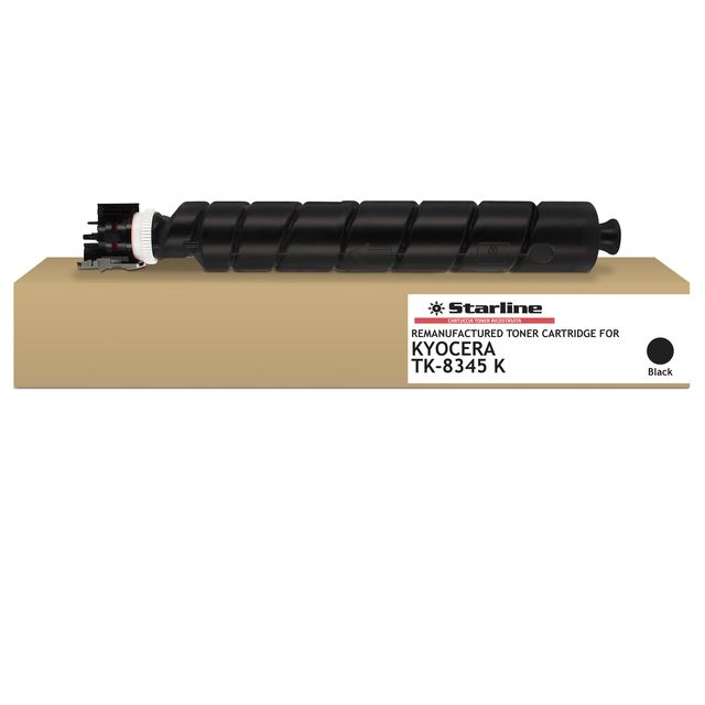 Starline - Toner ricostruito per Kyocera Taskalfa 2552/2553 Series - Nero - TK8…