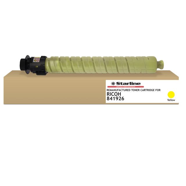 Starline - Toner ricostruito per Ricoh Aficio MPC 2003/2503 Series - Giallo - 8…