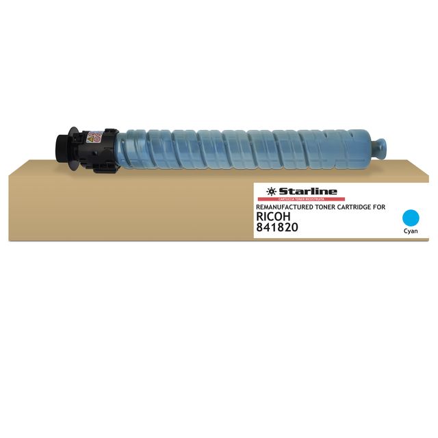 Starline - Toner ricostruito per Ricoh MPC 3003/3503 Series - Ciano - 841820 - …