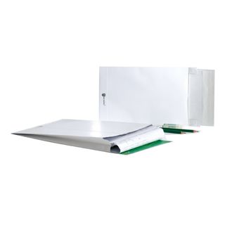 Buste a sacco Securitex - con soffietti - B4 - 25 x 35,3 x 3,8 cm - 130 gr - bi…