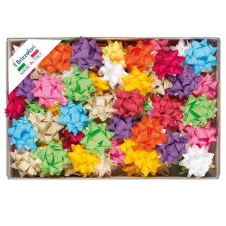 Stelle in Rafia sintetica - 14 mm - colori primaverili assortiti - Brizzolari -…