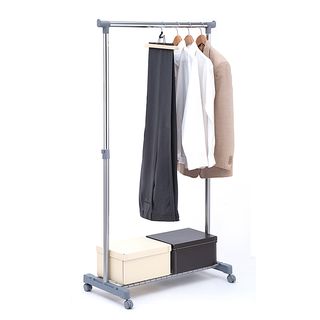 Stender appendiabiti AC9001 - con portaoggetti - 87 cm - Serena Group