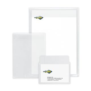 Buste con patella Soft P - PPL - 11 x 16 cm - liscio - trasparente - Sei Rota -…